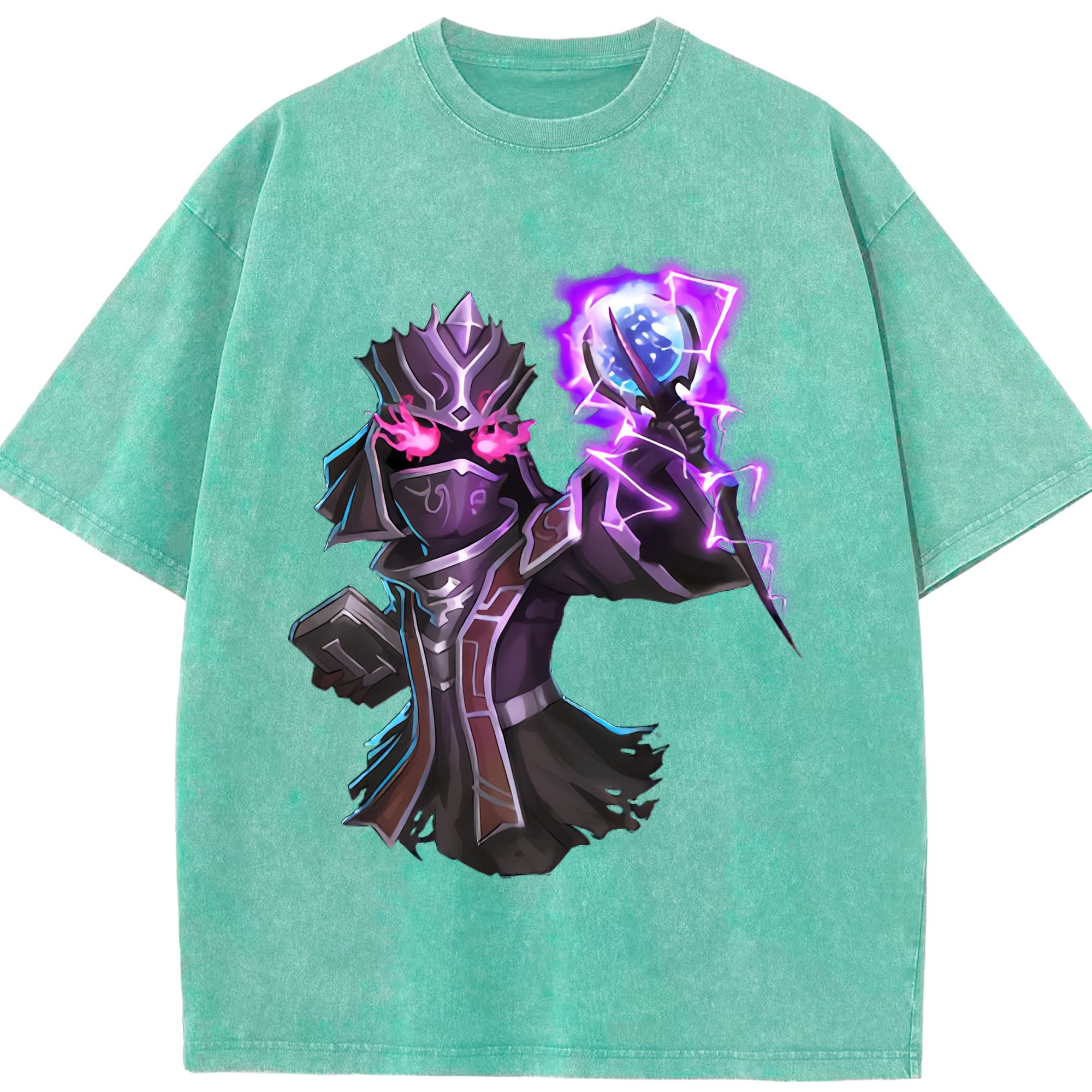 リーグ・オブ・レジェンド League of Legends LOL 綿100% ヴィンテージ風 半袖Tシャツ（フロントプリント）